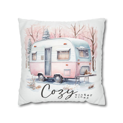 Cozy Winter Vibes Christmas-themed Soft Fabric Cushion for Decor