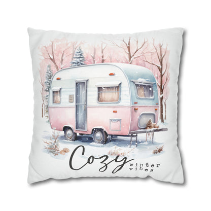 Cozy Winter Vibes Christmas-themed Soft Fabric Cushion for Decor