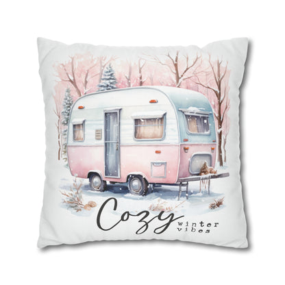 Cozy Winter Vibes Christmas-themed Soft Fabric Cushion for Decor