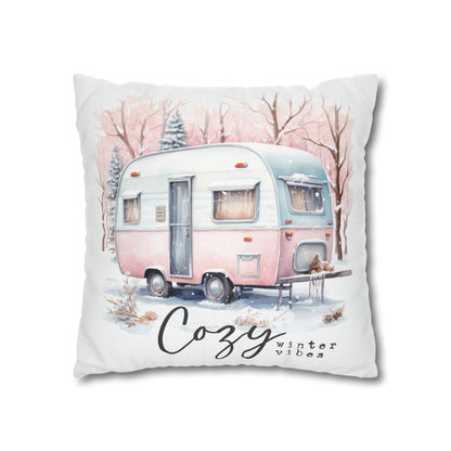 Cozy Winter Vibes Christmas-themed Soft Fabric Cushion for Decor