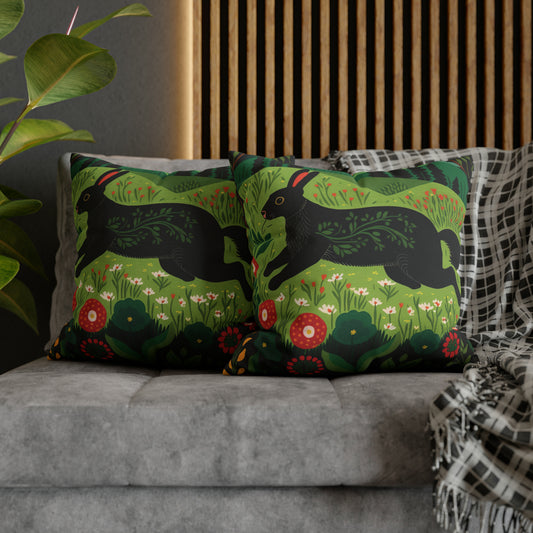 Festive Comfort: Christmas-themed Rabit Soft Fabric Cushion for Decor